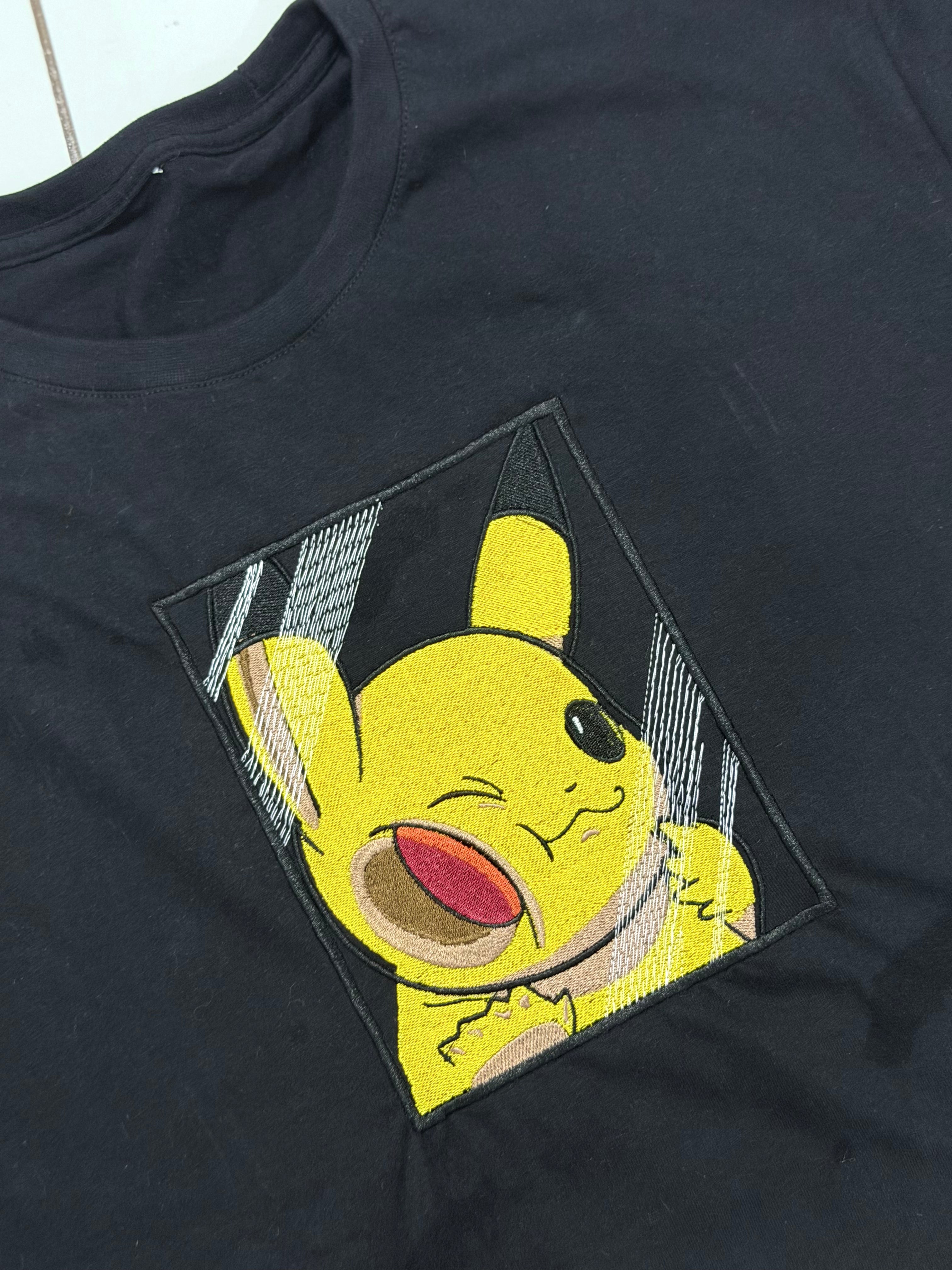 Camiseta Bordada | Pikachu