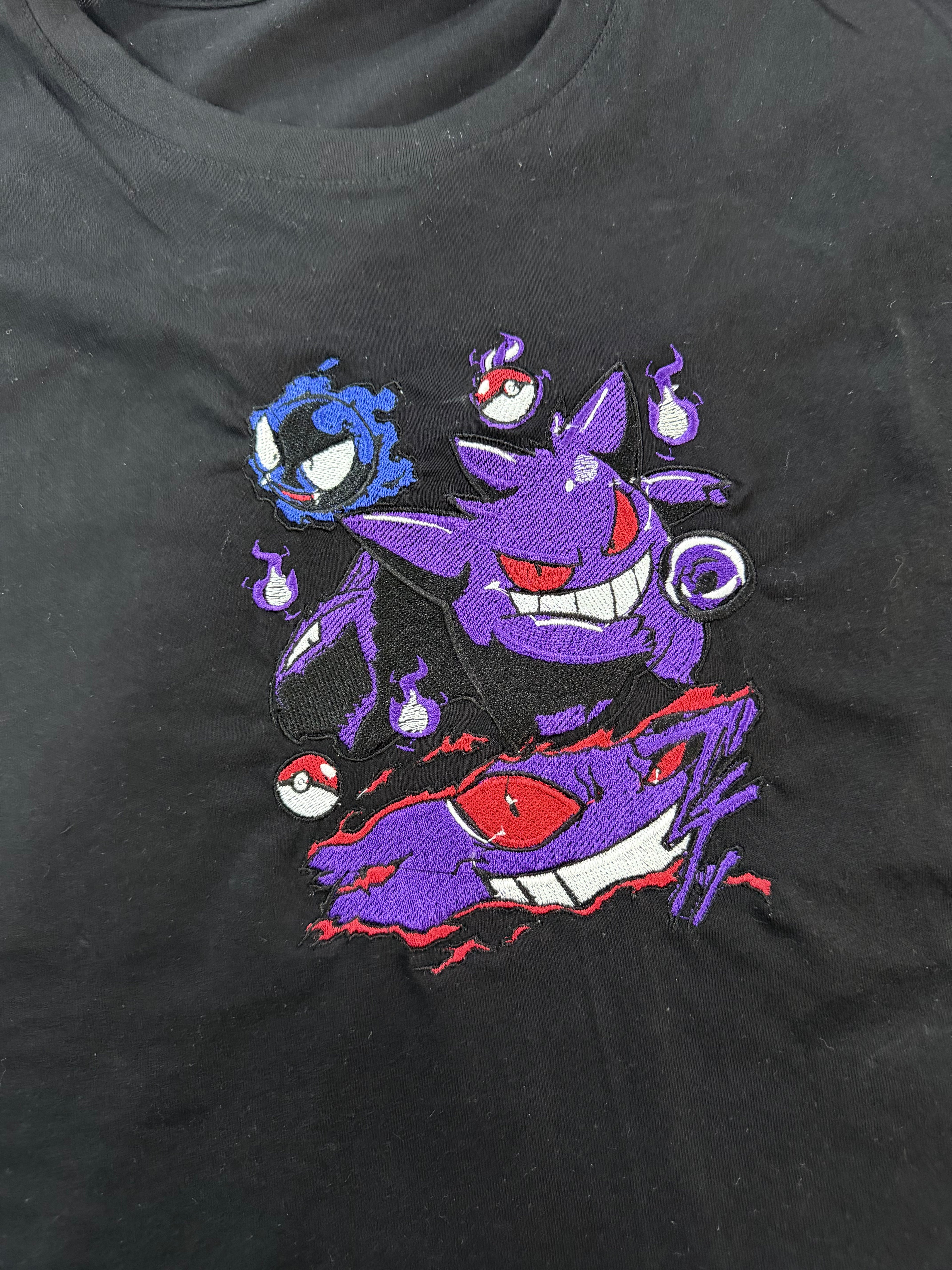 Camiseta Bordada | Gengar