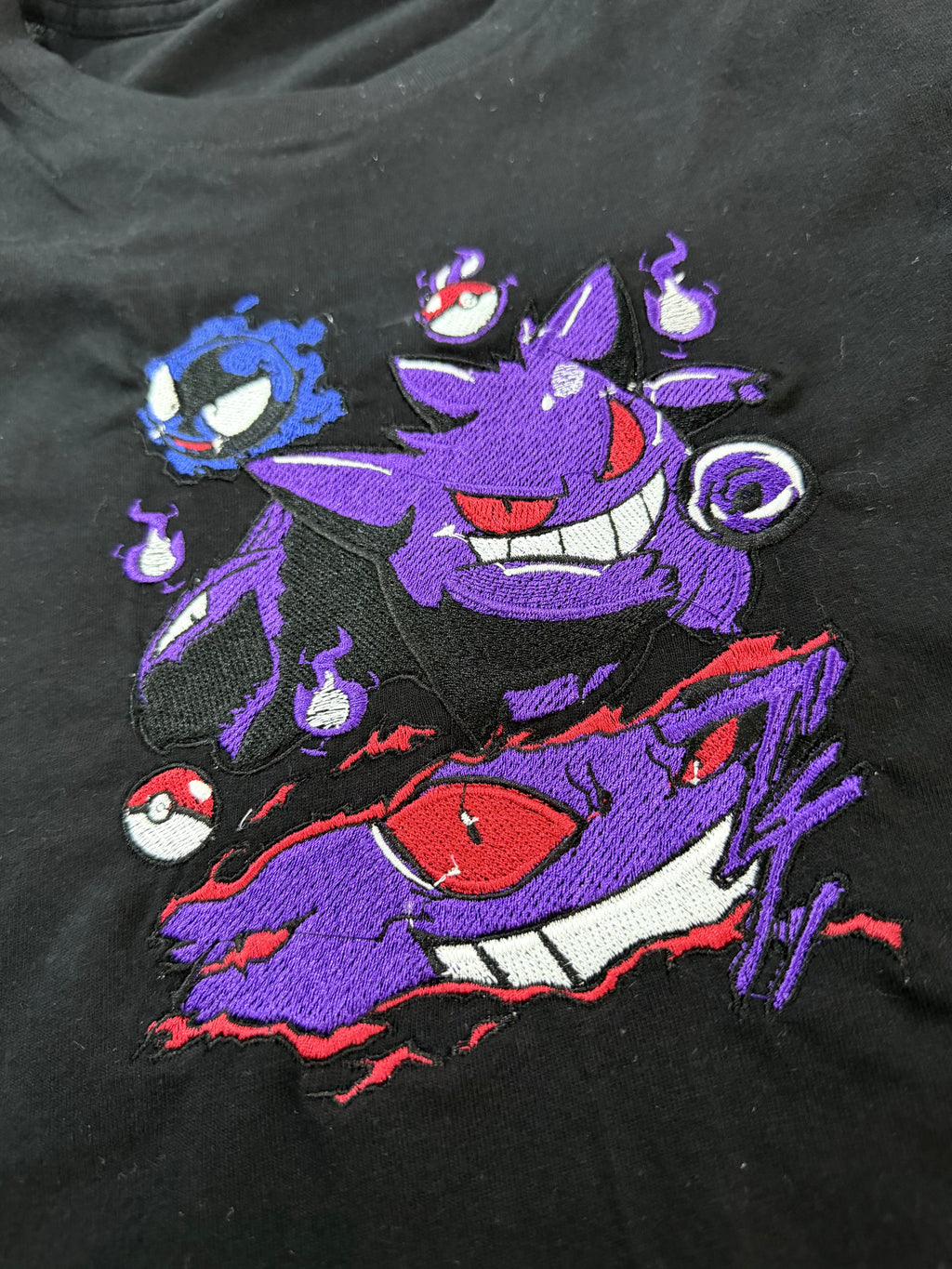 Camiseta Bordada | Gengar