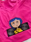 Camiseta Bordada | Coraline