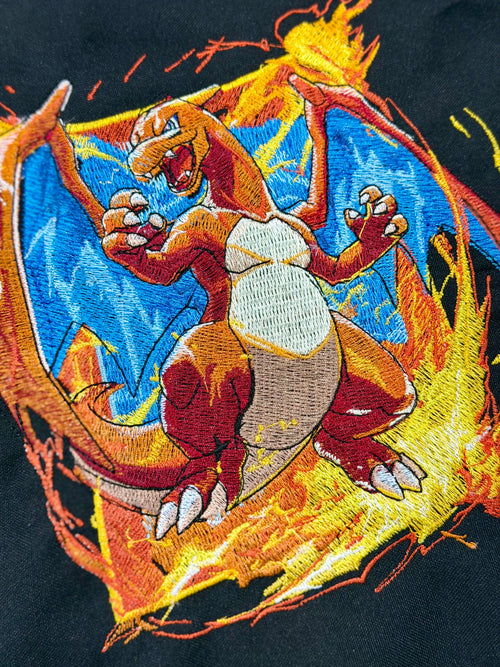 Camiseta Bordada | Charizard II